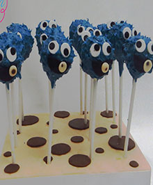 Cookie Monster cakepop